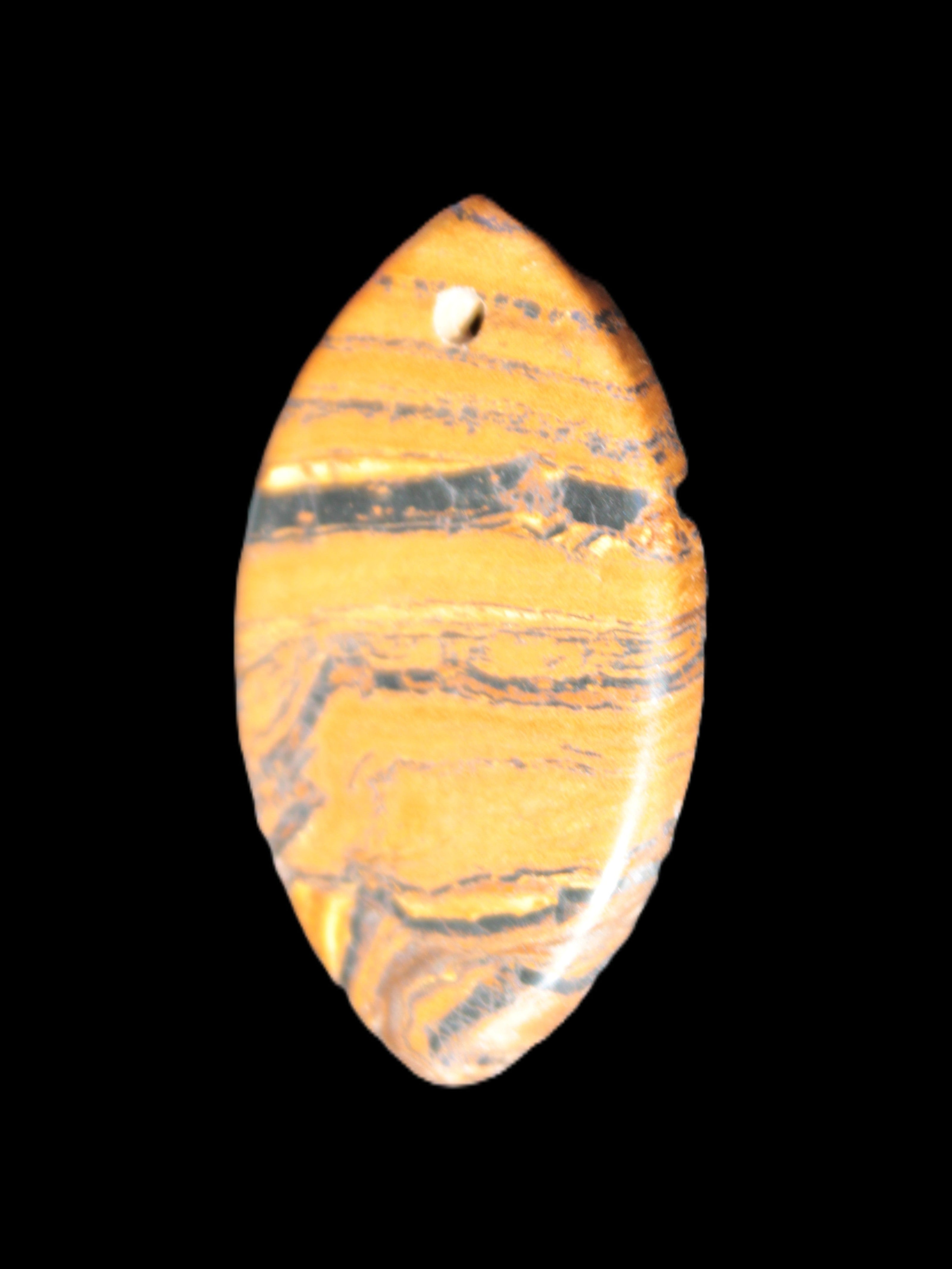 Red Tigers Eye pendant 38*23*4mm 8.9g Rocks and Things Store