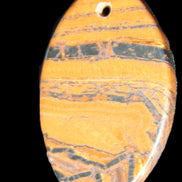 Red Tigers Eye pendant 38*23*4mm 8.9g Rocks and Things Store