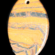 Red Tigers Eye pendant 38*23*4mm 8.9g Rocks and Things Store