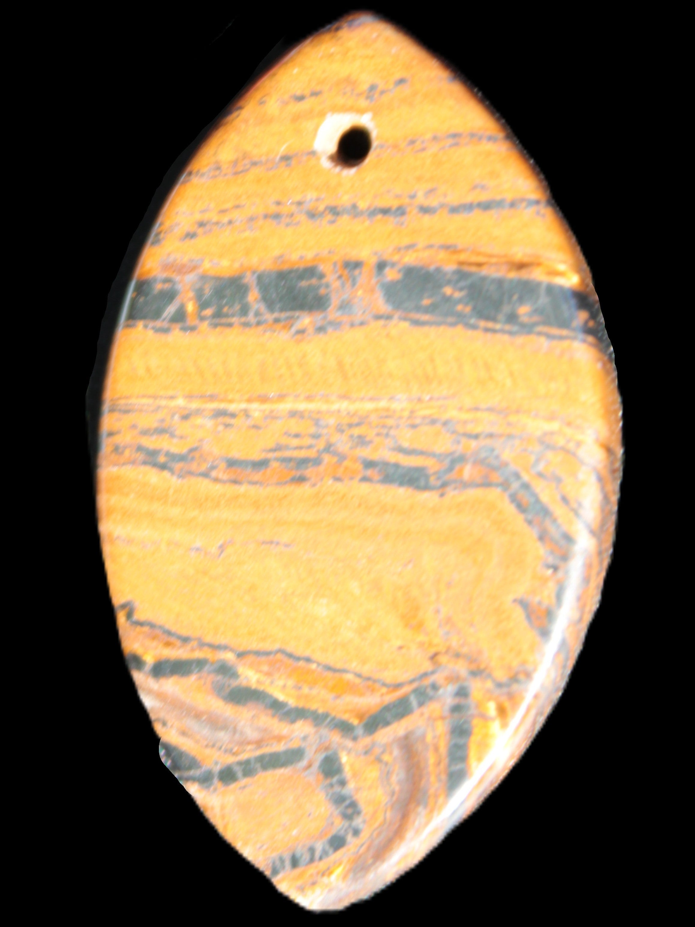 Red Tigers Eye pendant 38*23*4mm 8.9g Rocks and Things Store