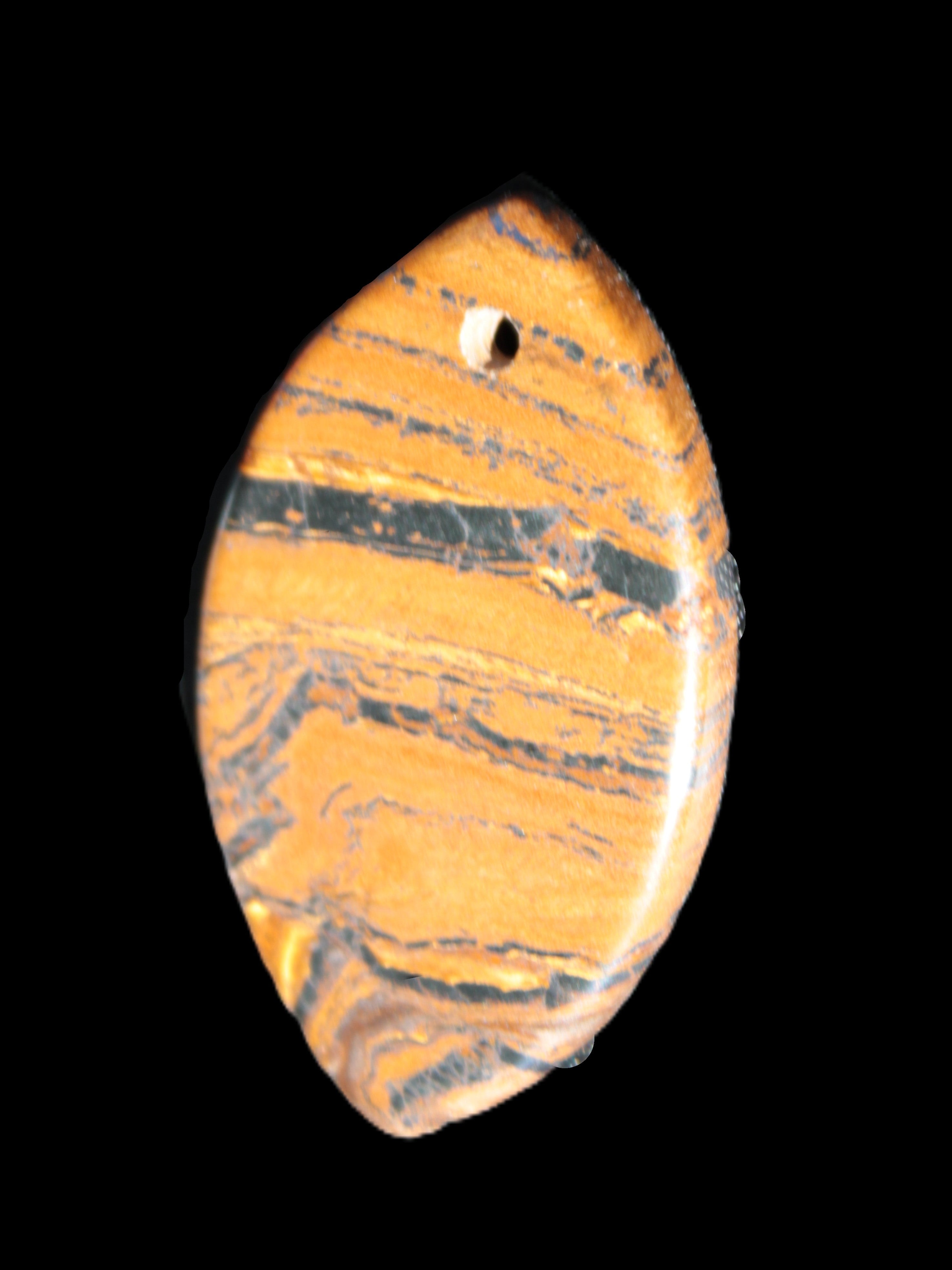 Red Tigers Eye pendant 38*23*4mm 8.9g Rocks and Things Store