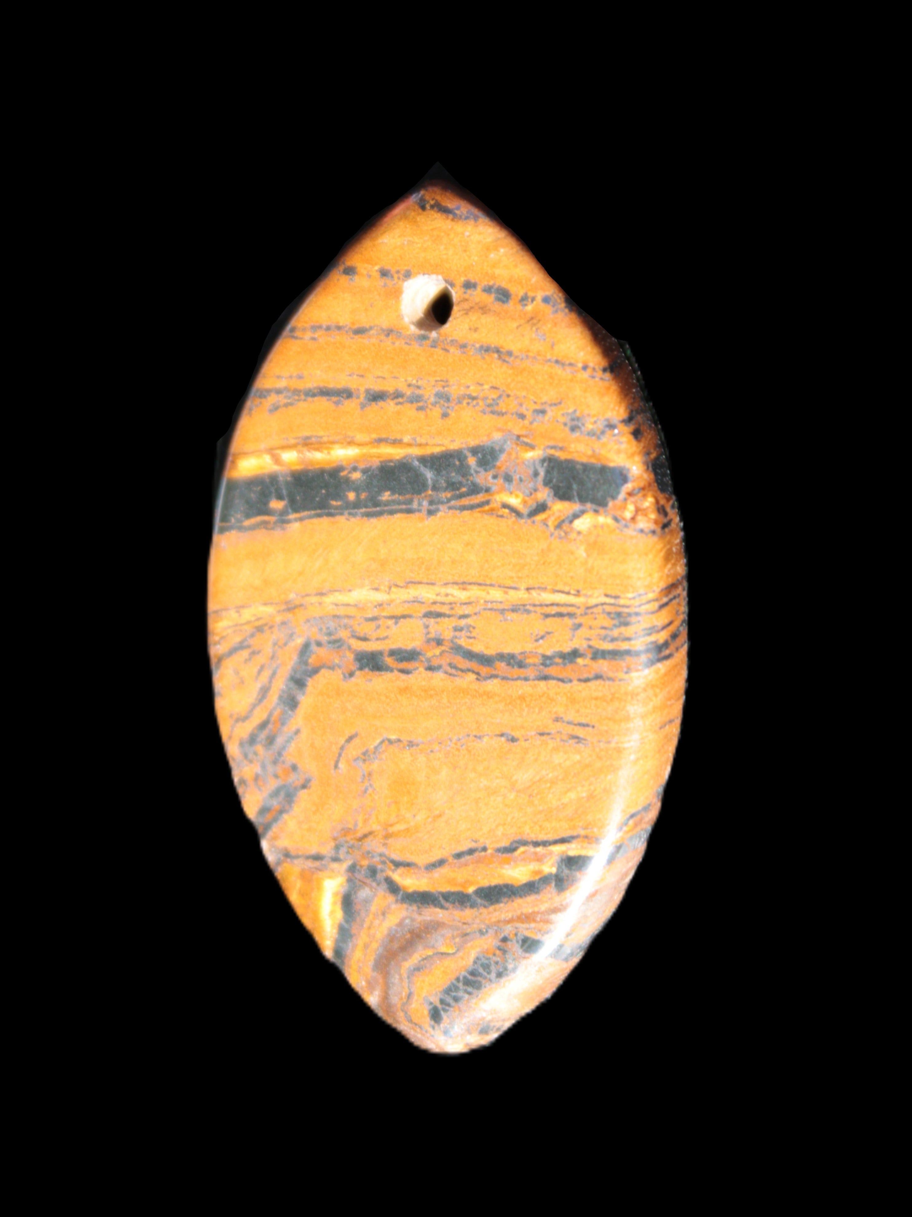 Red Tigers Eye pendant 38*23*4mm 8.9g Rocks and Things Store