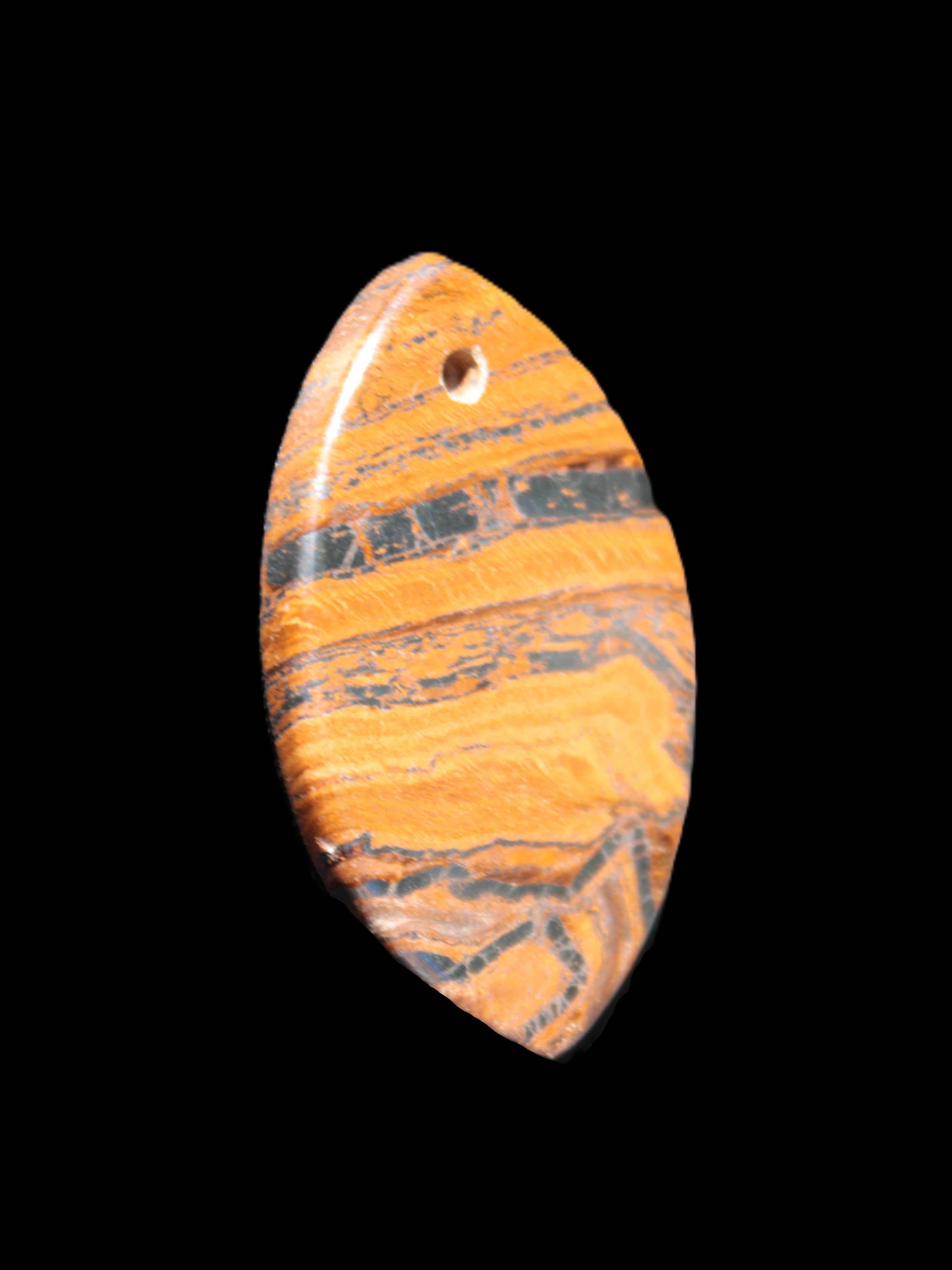 Red Tigers Eye pendant 38*23*4mm 8.9g Rocks and Things Store