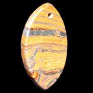 Red Tigers Eye pendant 38*23*4mm 8.9g Rocks and Things Store