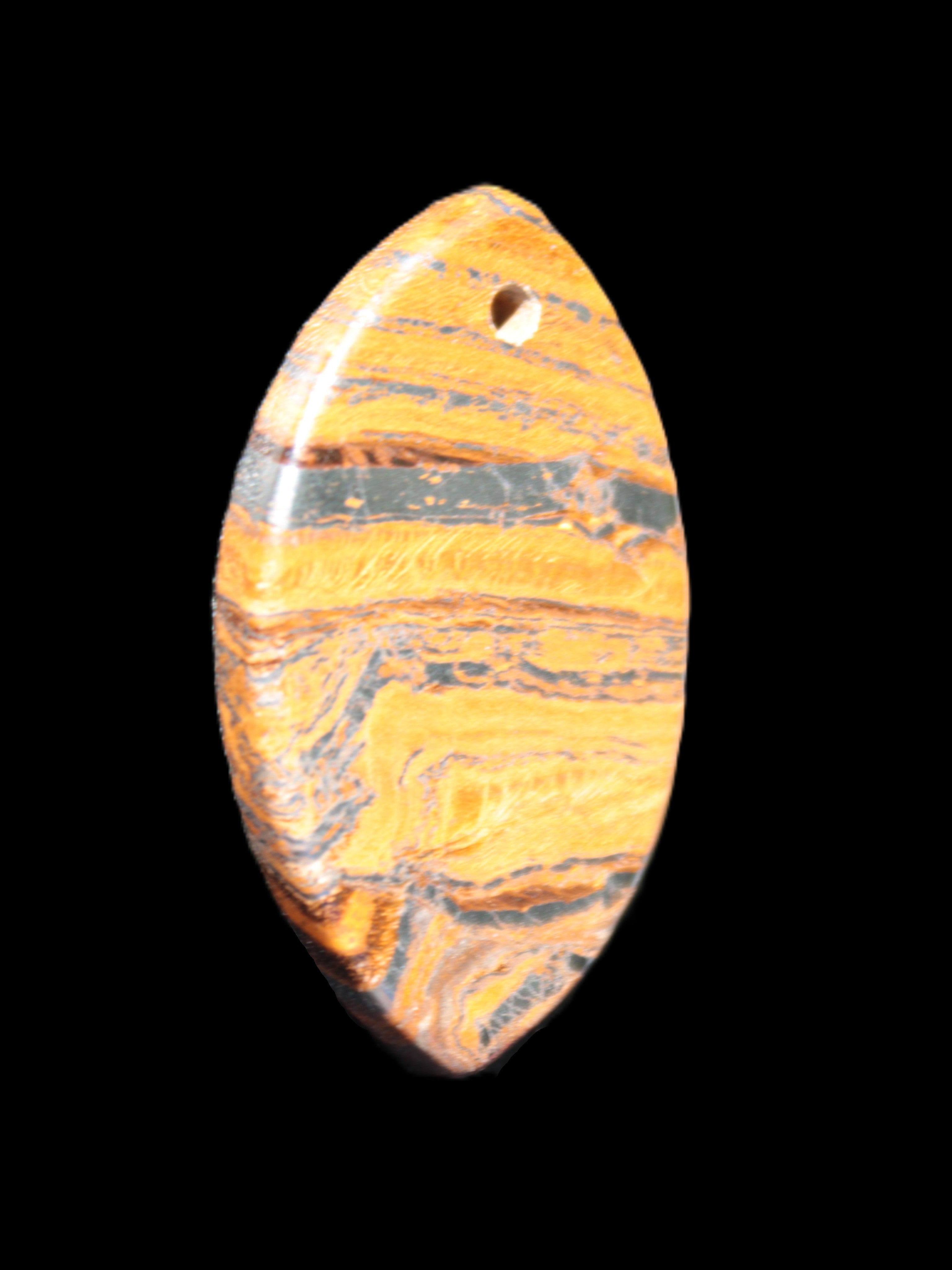 Red Tigers Eye pendant 38*23*4mm 8.9g Rocks and Things Store