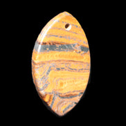 Red Tigers Eye pendant 38*23*4mm 8.9g Rocks and Things Store