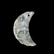 Kambaba Jasper Stromatolite fossil half-moon pendant 25*40mm 5.6-7.9g Rocks and Things Store
