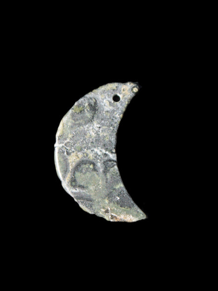 Kambaba Jasper Stromatolite fossil half-moon pendant 25*40mm 5.6-7.9g Rocks and Things Store