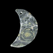 Kambaba Jasper Stromatolite fossil half-moon pendant 25*40mm 5.6-7.9g Rocks and Things Store