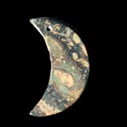 Kambaba Jasper Stromatolite fossil half-moon pendant 25*40mm 5.6-7.9g Rocks and Things Store