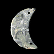 Kambaba Jasper Stromatolite fossil half-moon pendant 25*40mm 5.6-7.9g Rocks and Things Store