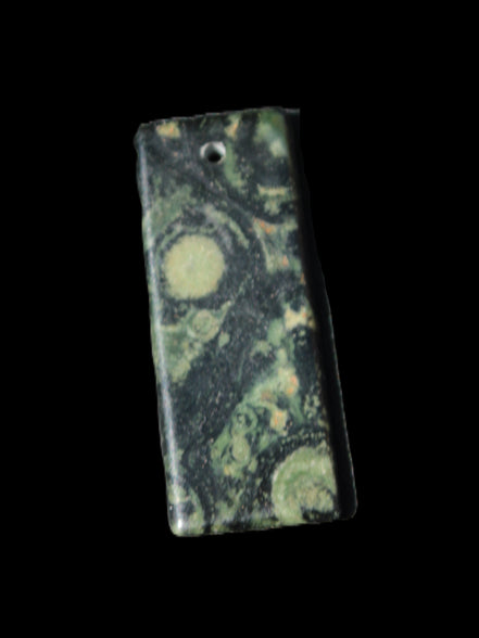 Kambaba Jasper Stromatolite fossil  pendant 21*35+mm 4.3-6.8g Rocks and Things Store