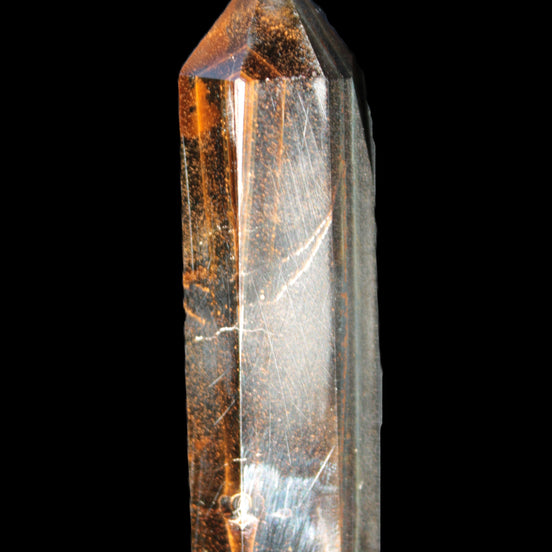 Blue Tigers Eye wand 83mm 86g in sunlight - Rocks and Things Store