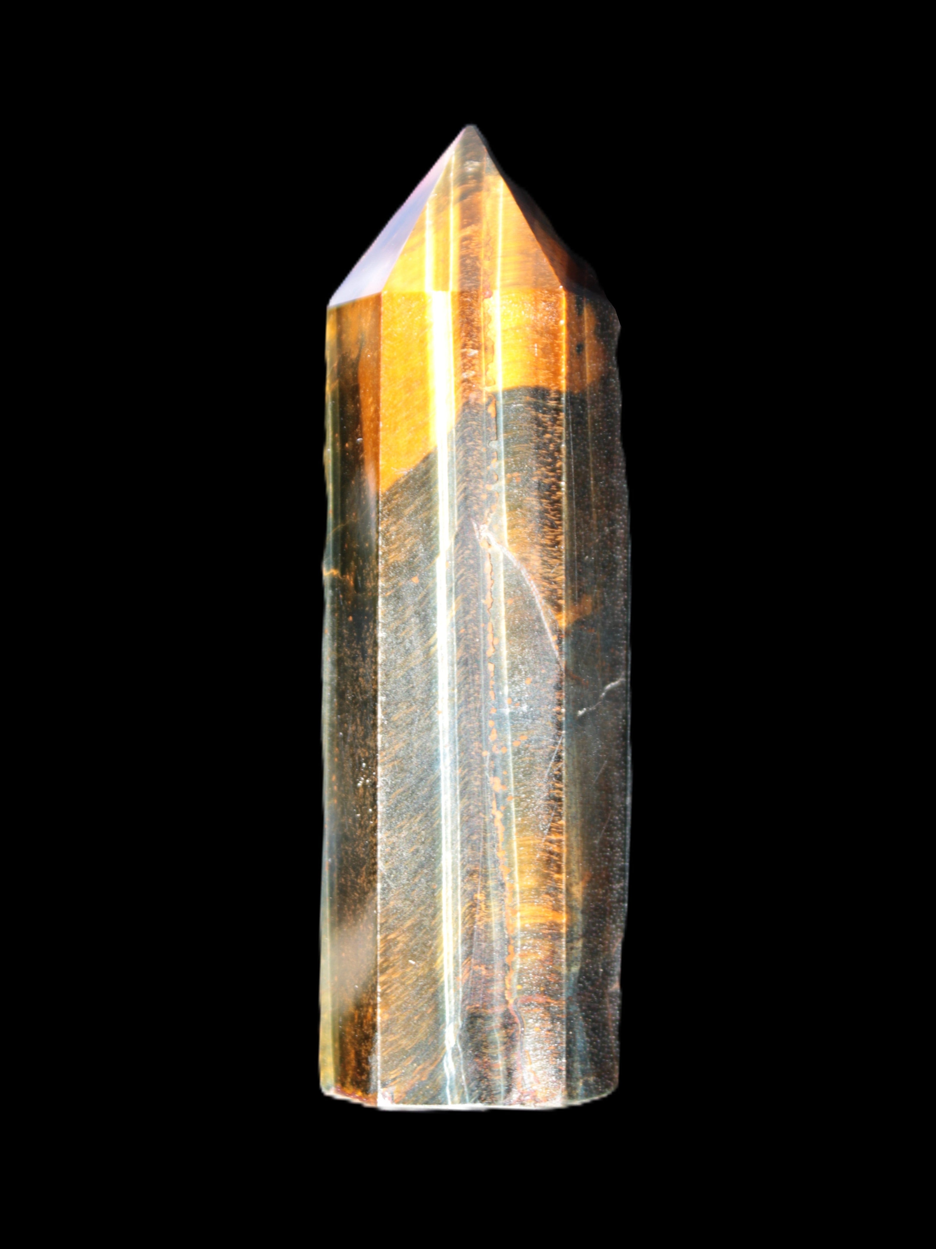 Blue Tigers Eye wand 83mm 86g Rocks and Things Store