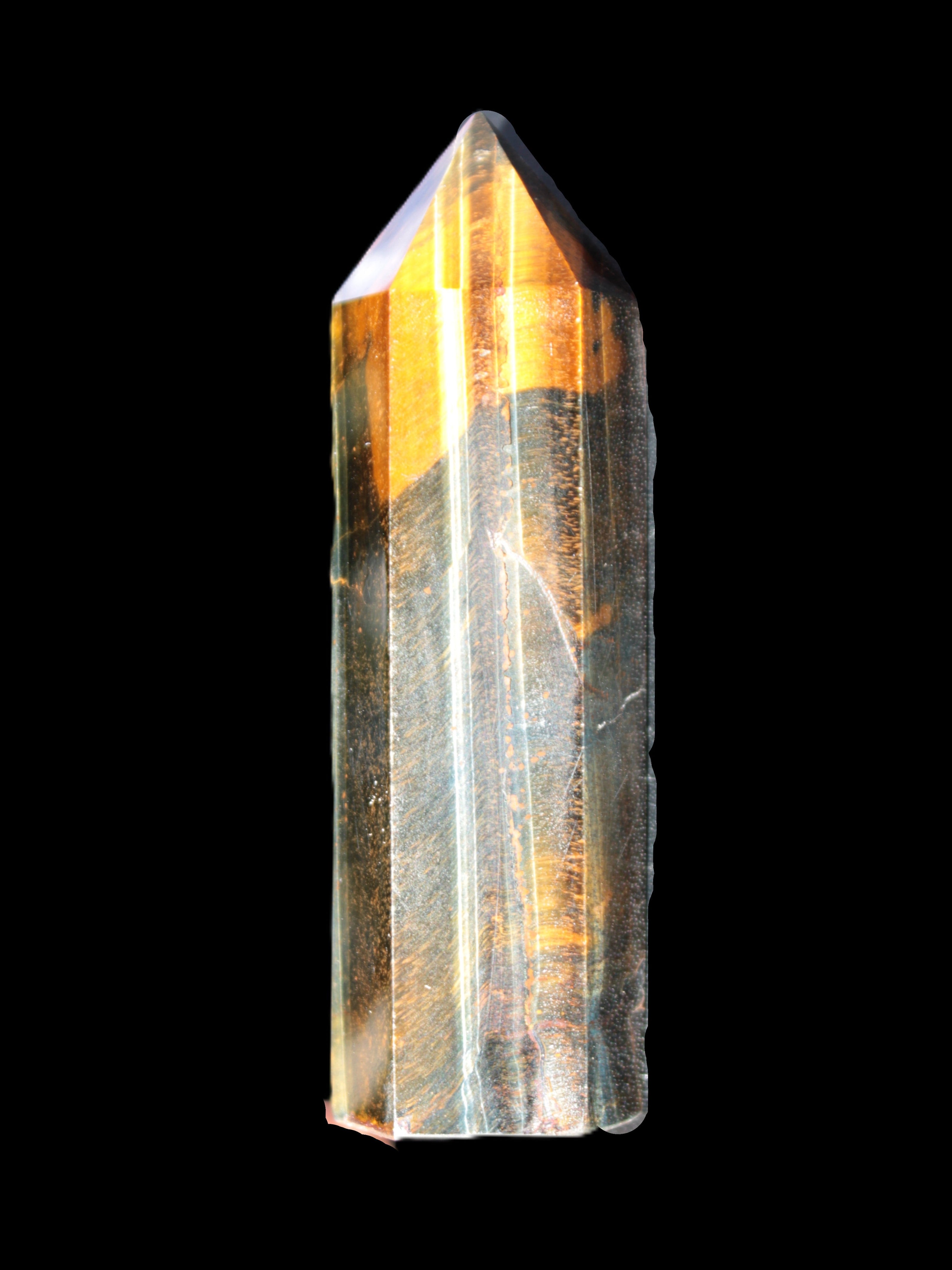 Blue Tigers Eye wand 83mm 86g Rocks and Things Store