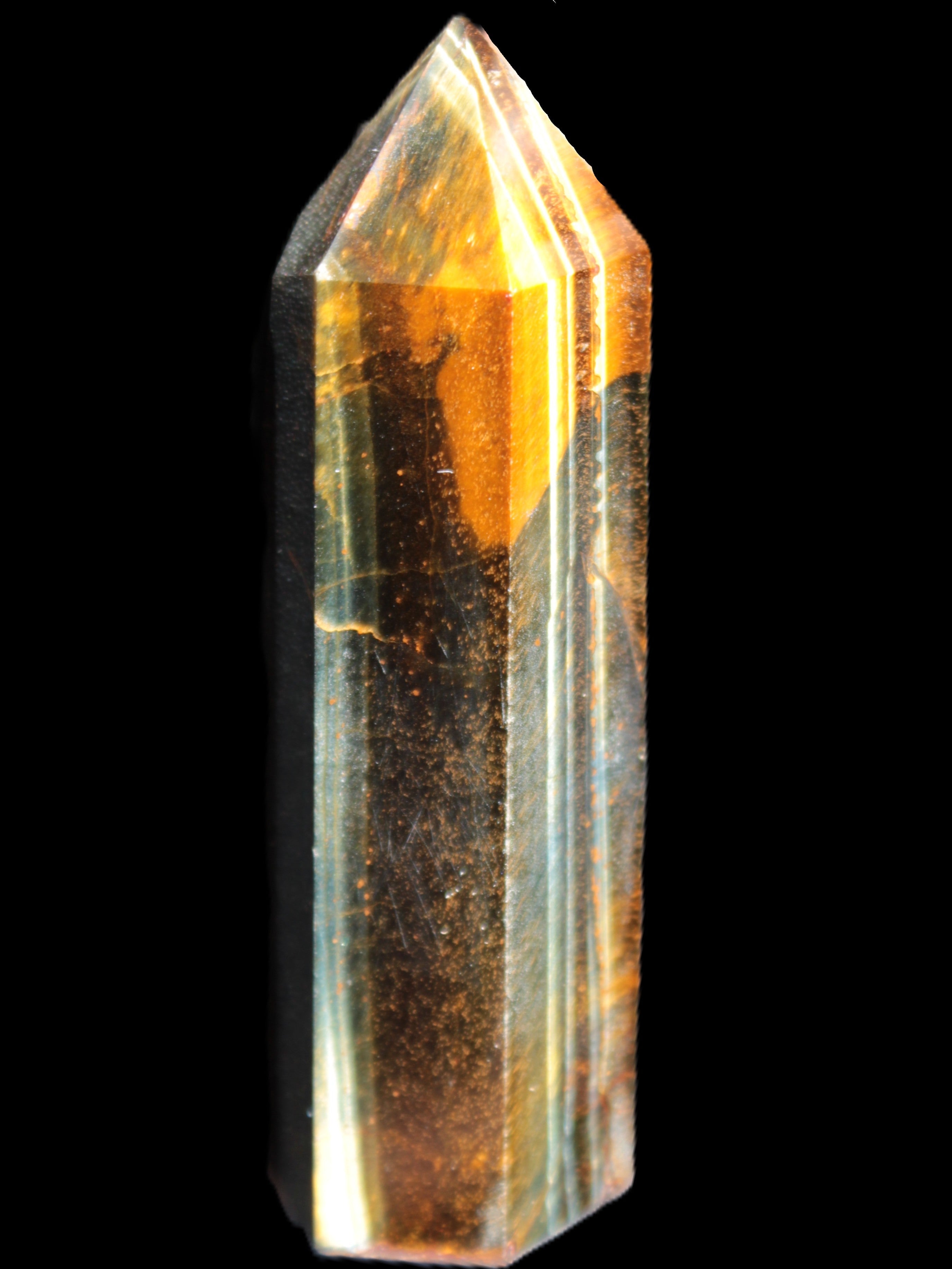 Blue Tigers Eye wand 83mm 86g Rocks and Things Store