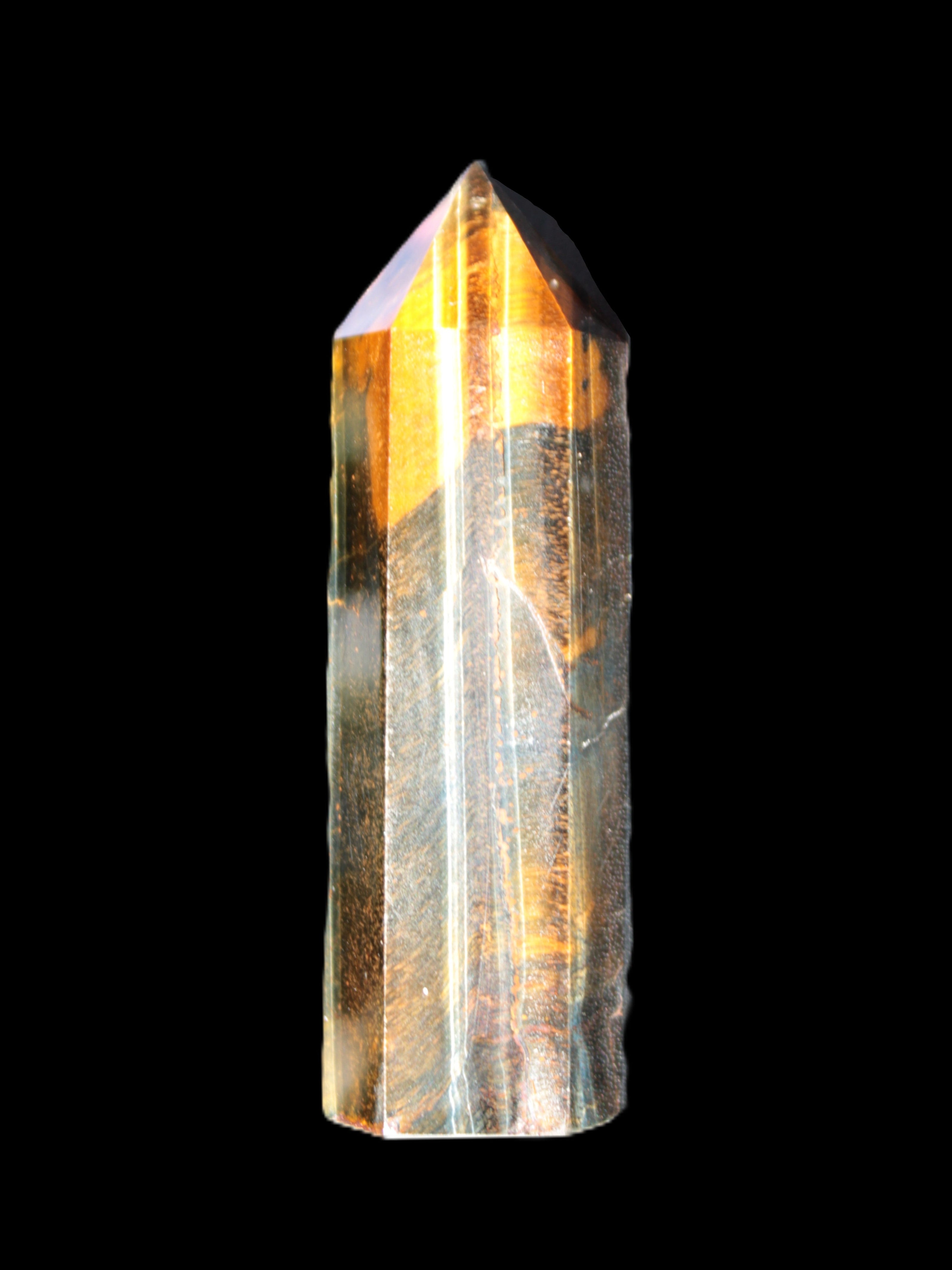 Blue Tigers Eye wand 83mm 86g Rocks and Things Store