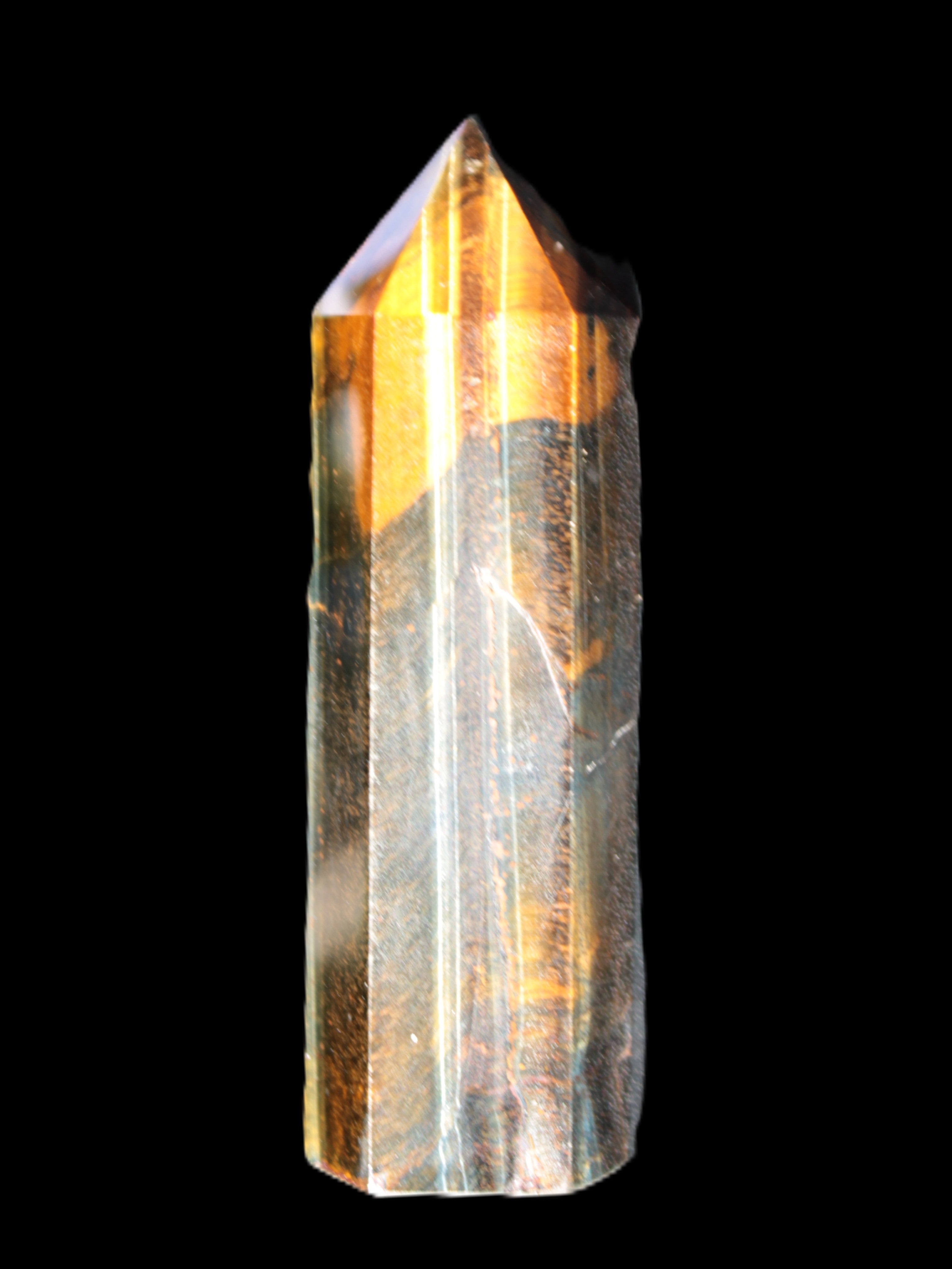 Blue Tigers Eye wand 83mm 86g Rocks and Things Store