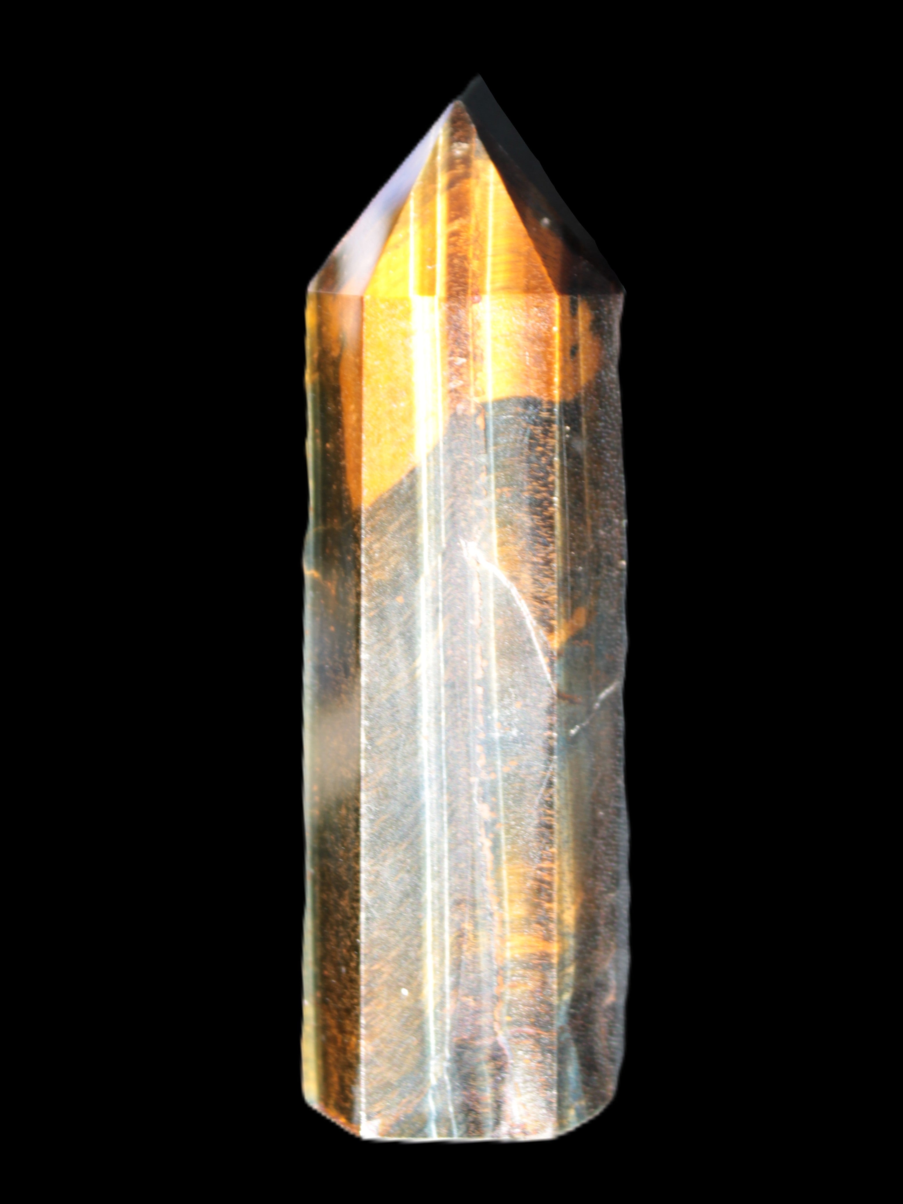 Blue Tigers Eye wand 83mm 86g Rocks and Things Store
