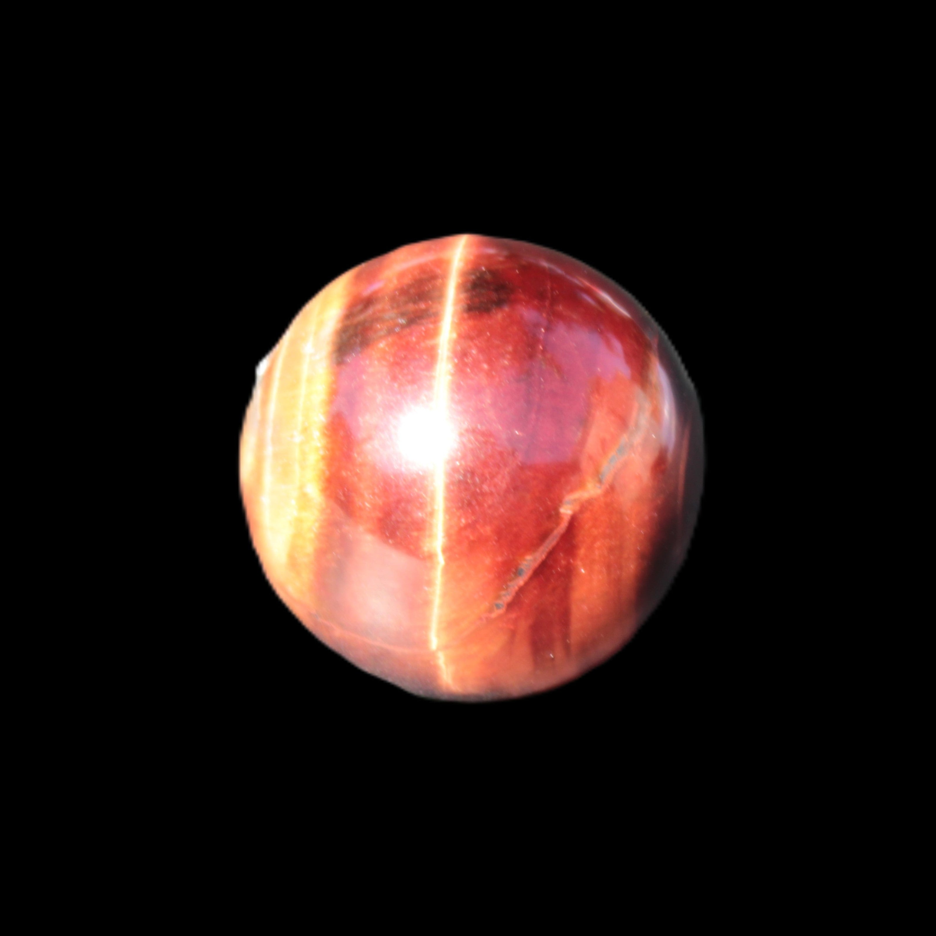 Red Tigers Eye sphere 29mm 35g Rocks and Things Store