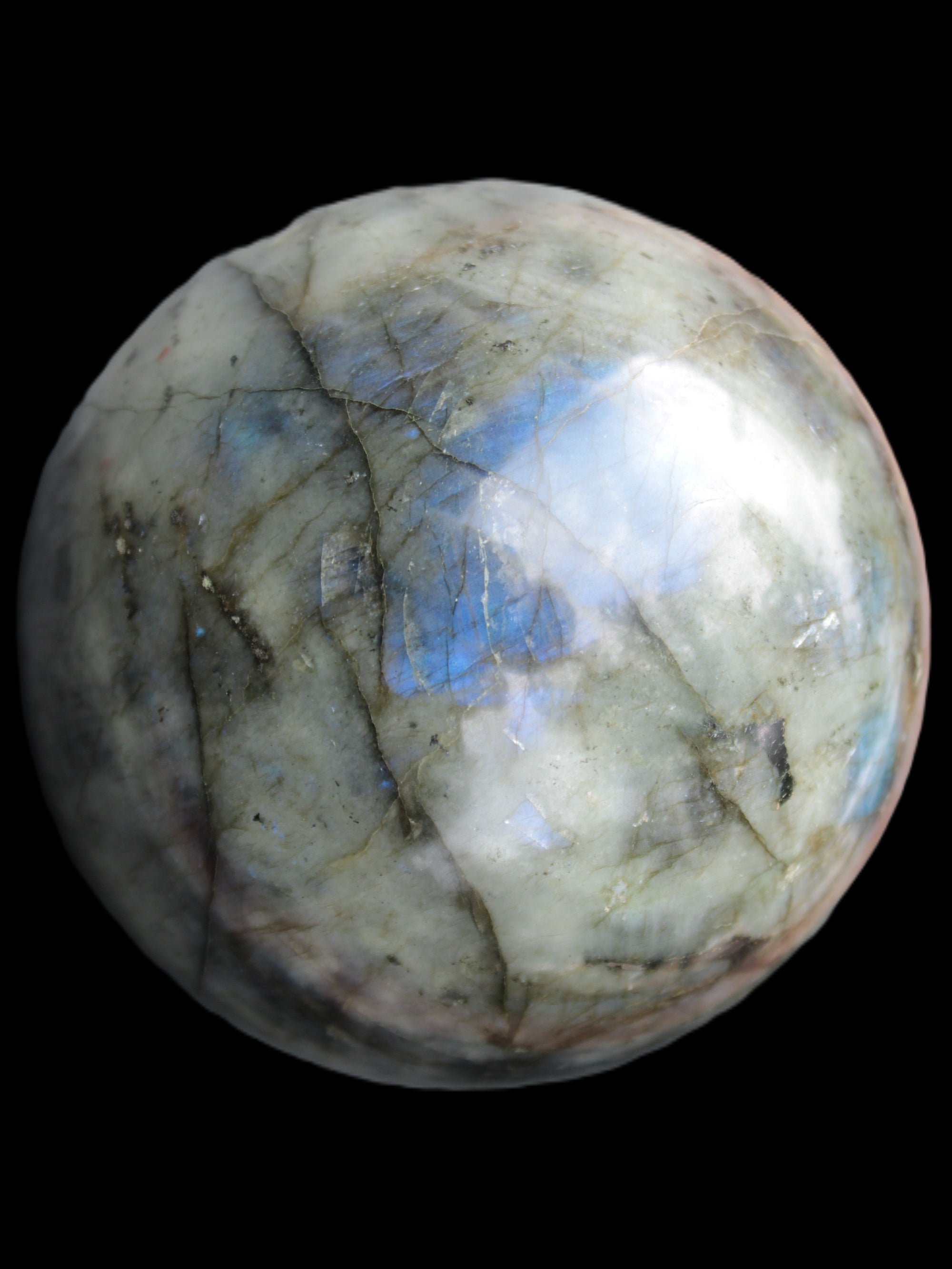 Labradorite sphere 105mm 1772g Rocks and Things Store