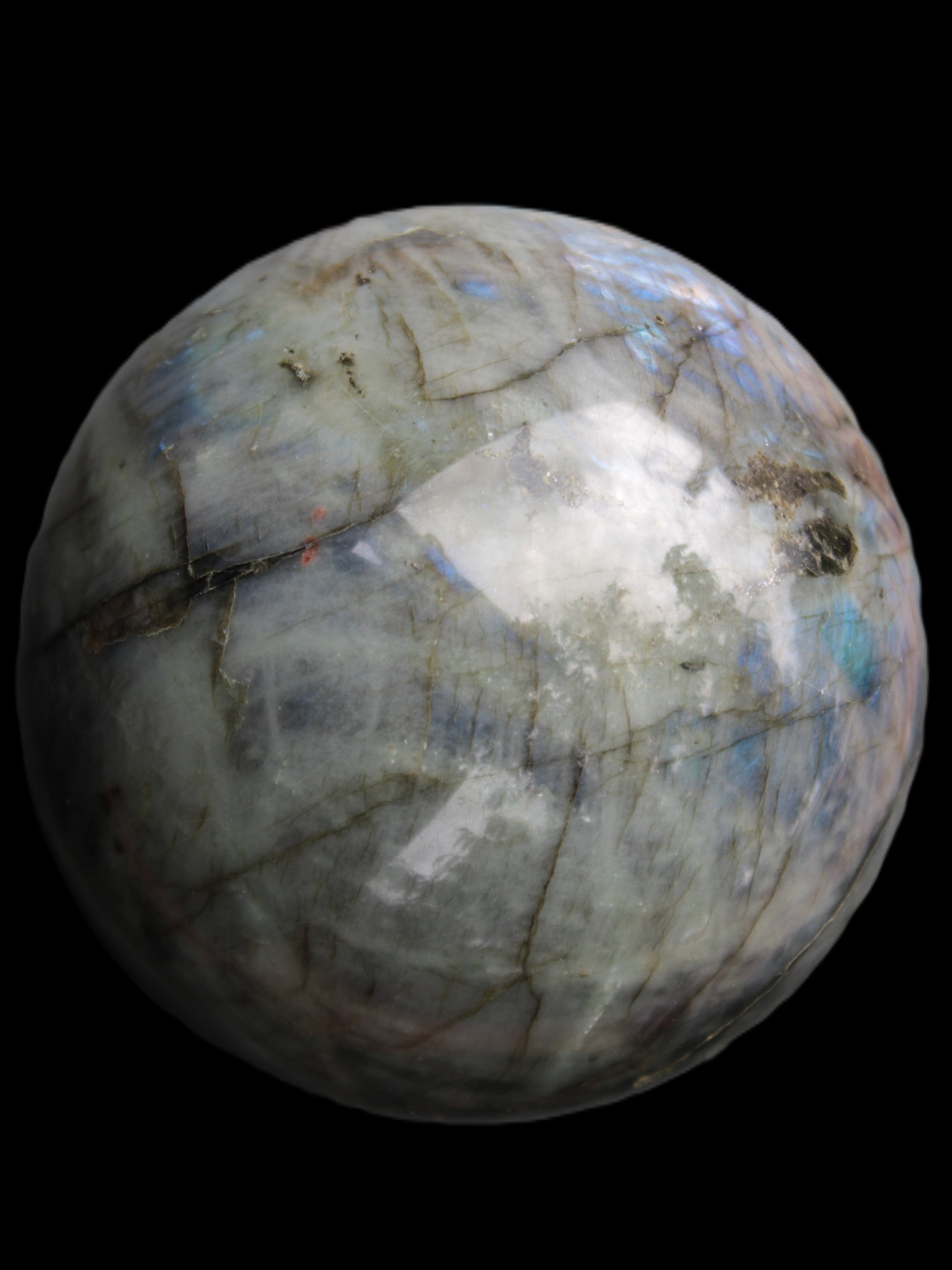 Labradorite sphere 105mm 1772g Rocks and Things Store