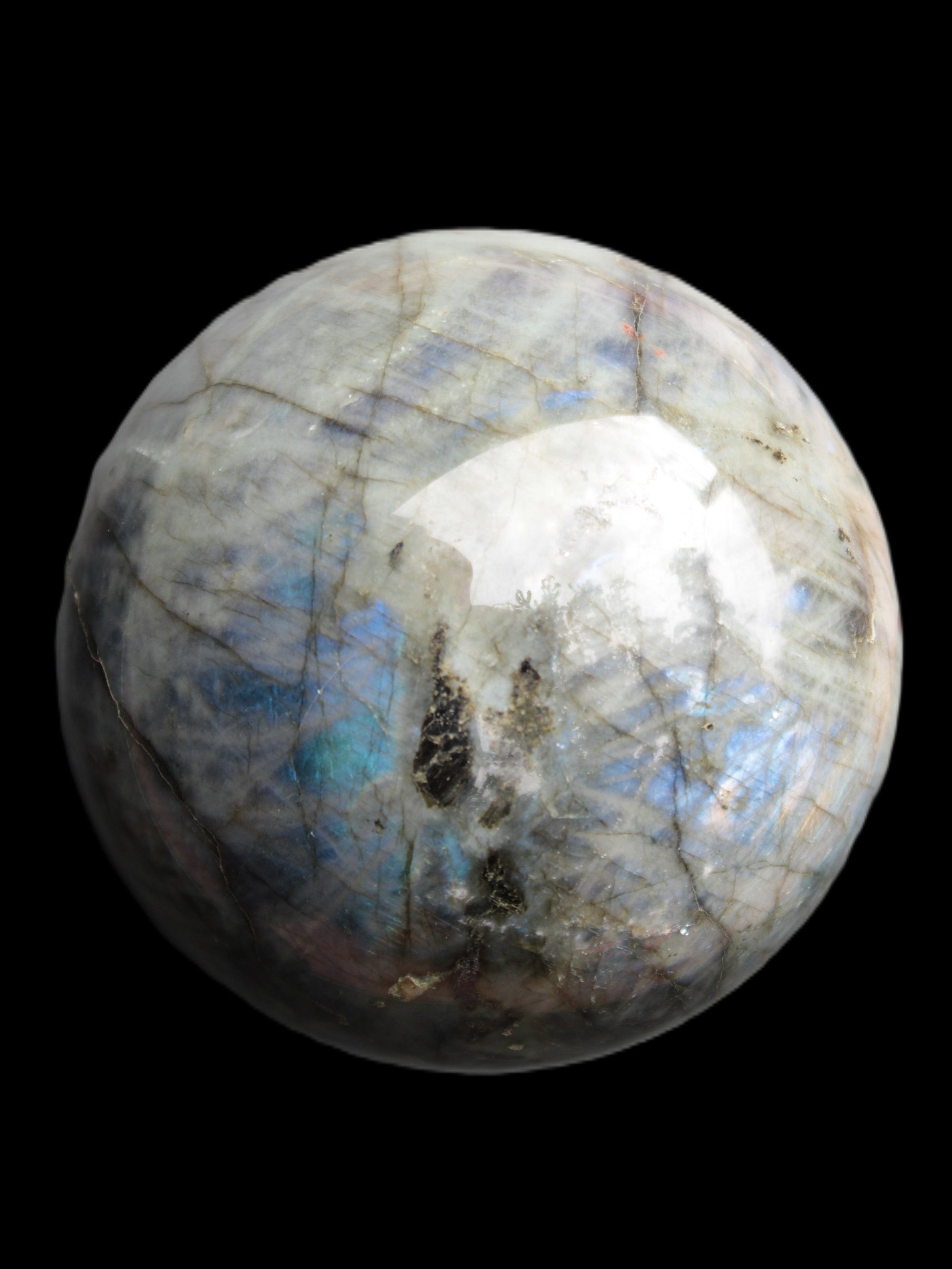 Labradorite sphere 105mm 1772g Rocks and Things Store