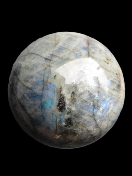 Labradorite sphere 105mm 1772g Rocks and Things Store