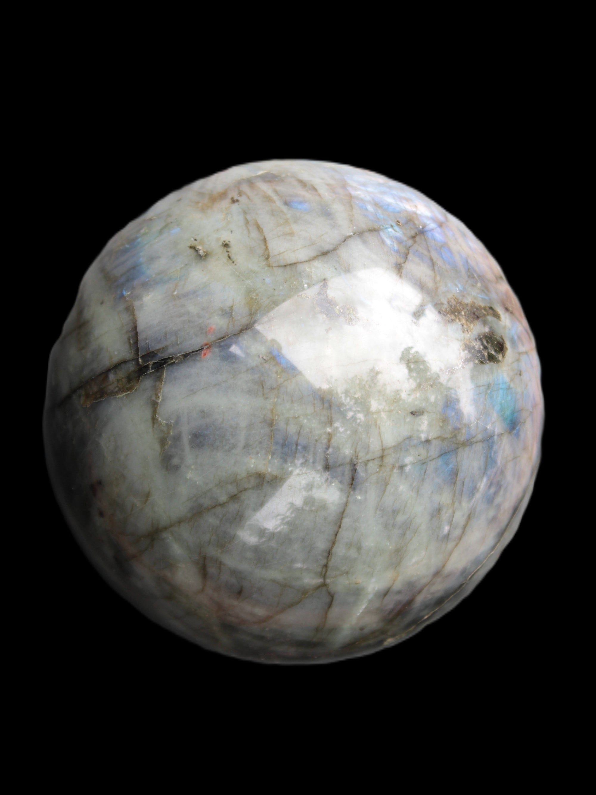 Labradorite sphere 105mm 1772g Rocks and Things Store