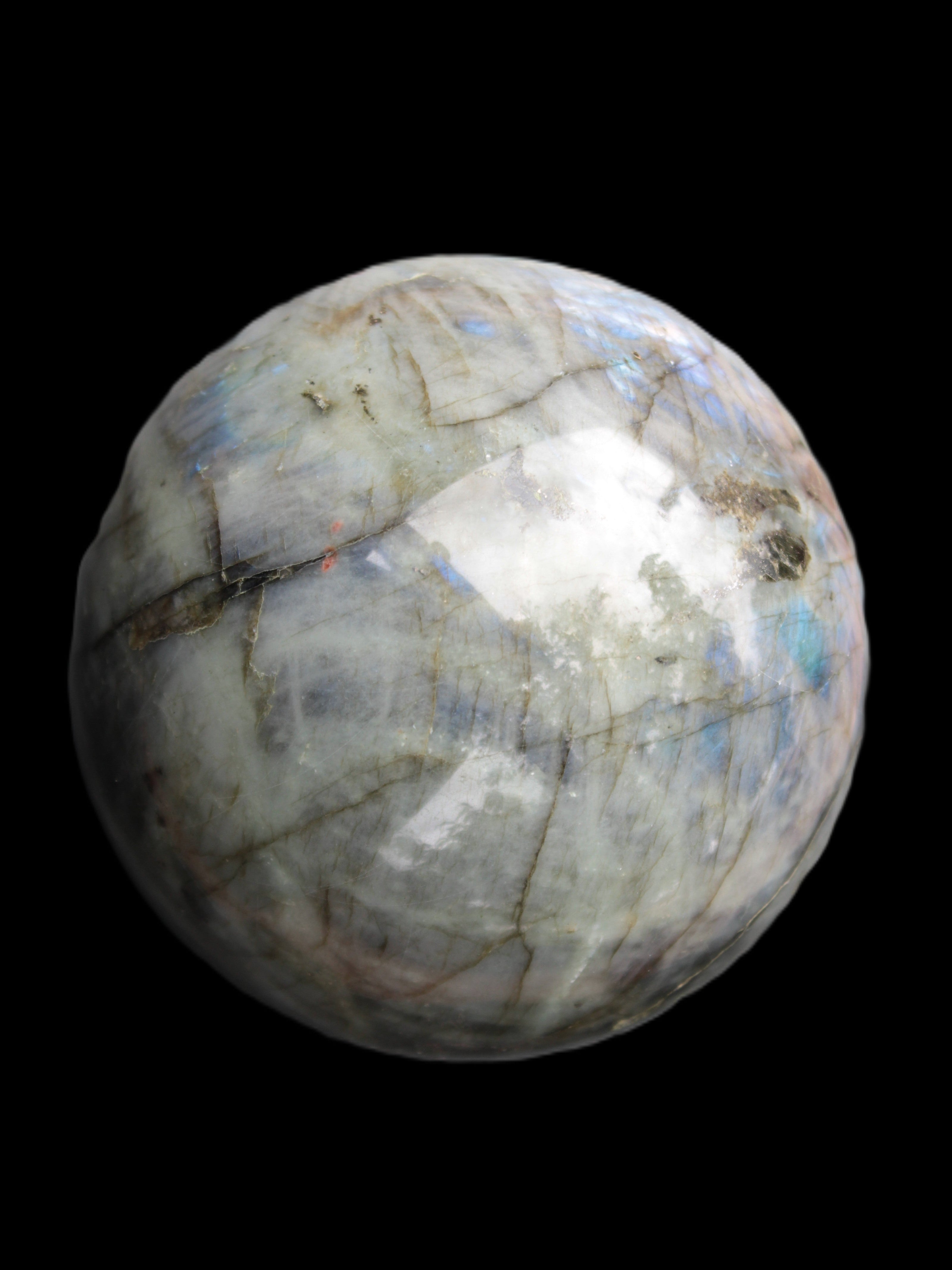 Labradorite sphere 105mm 1772g Rocks and Things Store