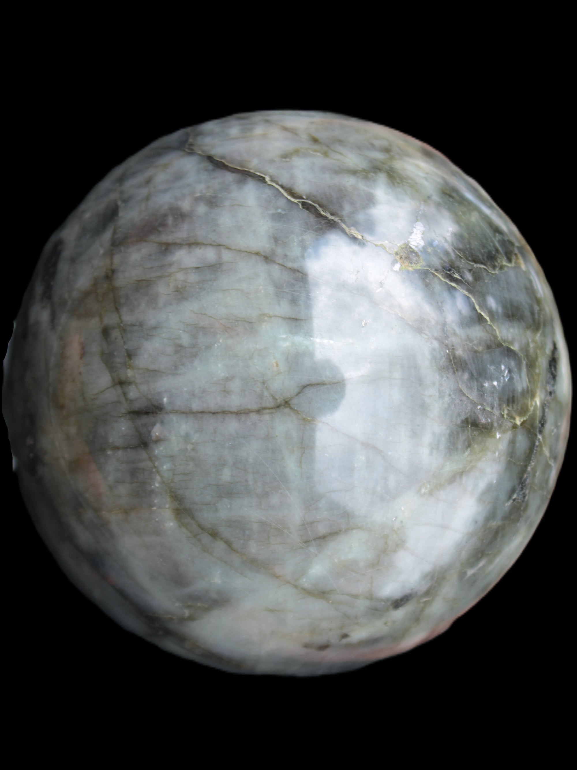 Labradorite sphere 105mm 1772g Rocks and Things Store