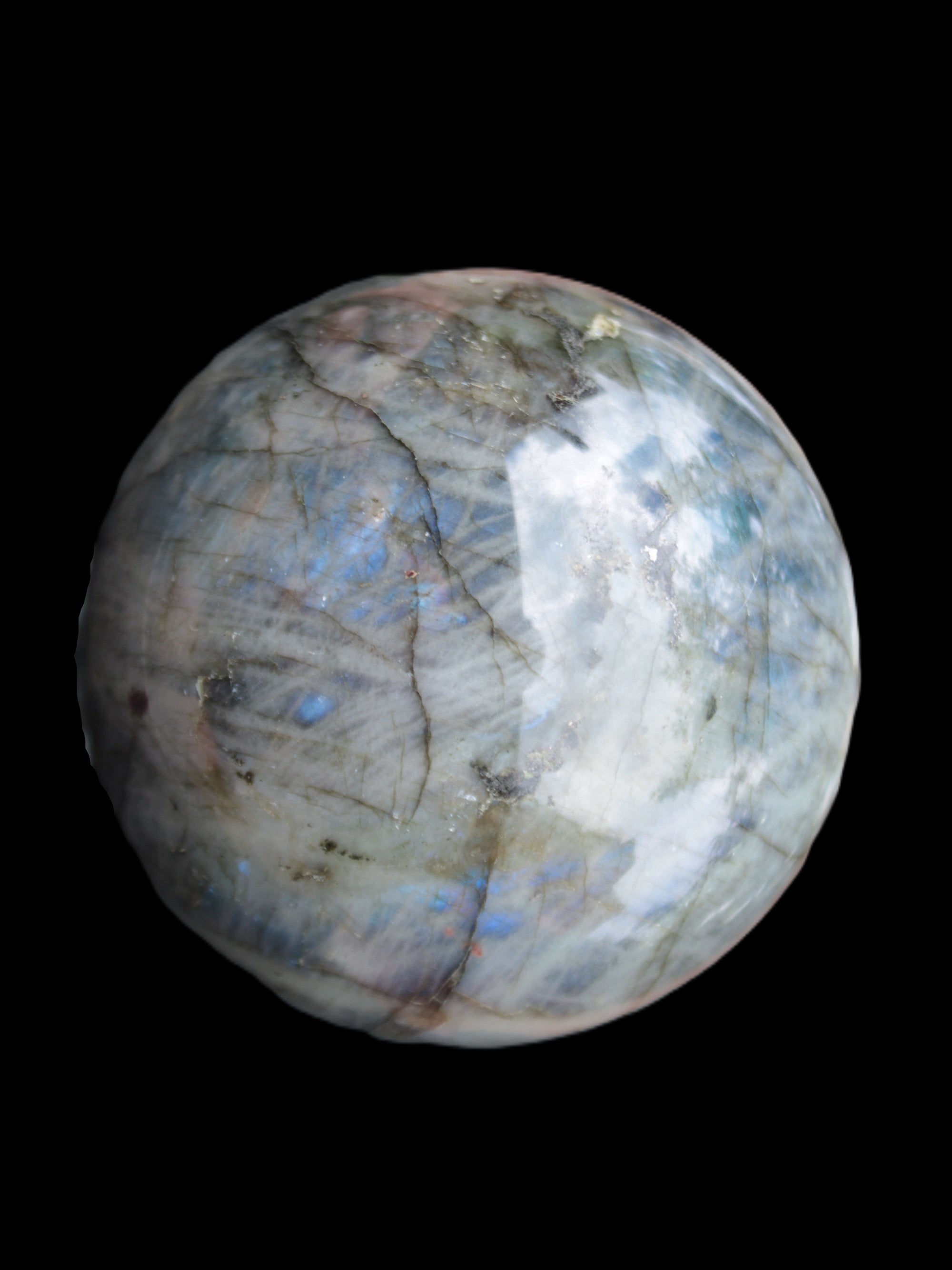 Labradorite sphere 105mm 1772g Rocks and Things Store