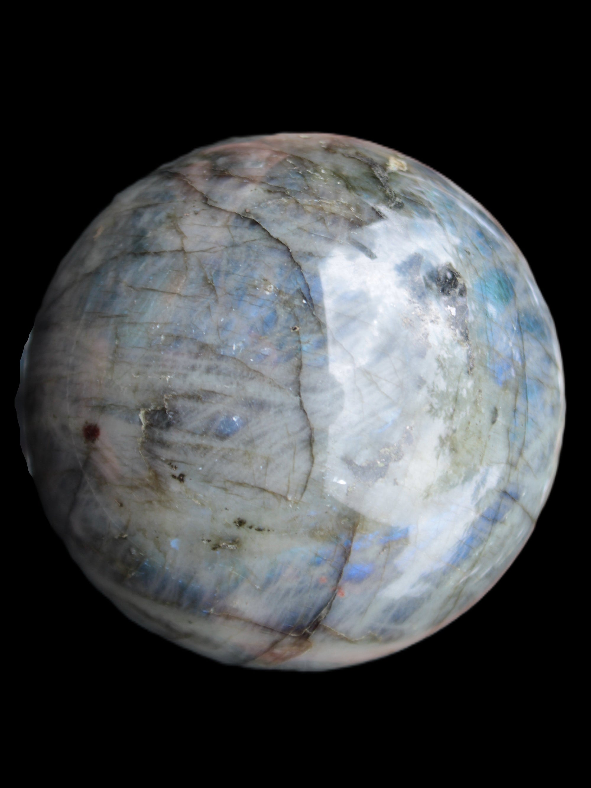 Labradorite sphere 105mm 1772g Rocks and Things Store