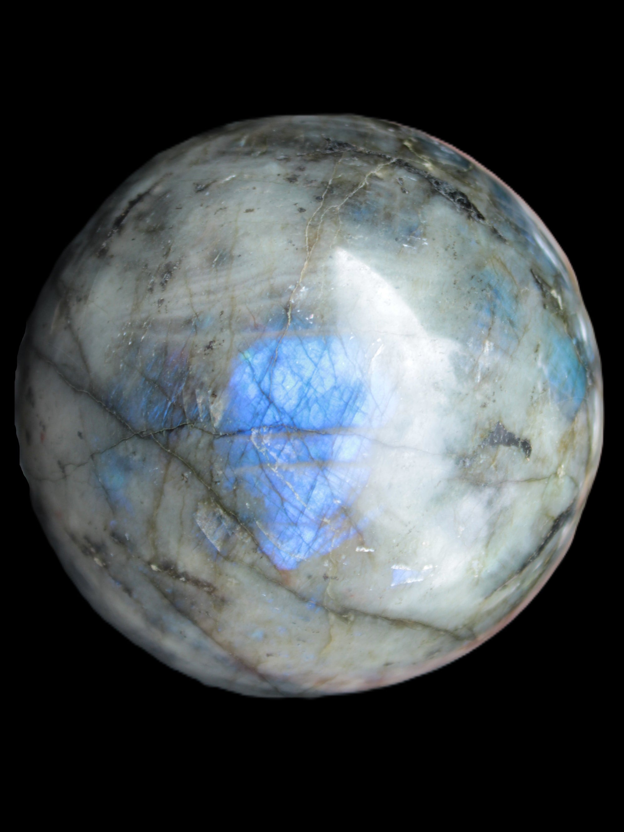 Labradorite sphere 105mm 1772g Rocks and Things Store