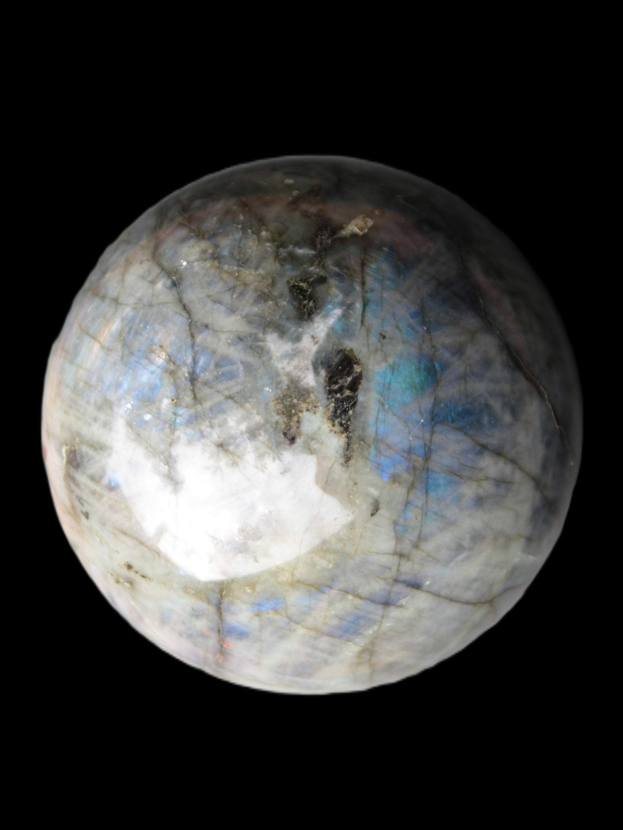 Labradorite sphere 105mm 1772g Rocks and Things Store