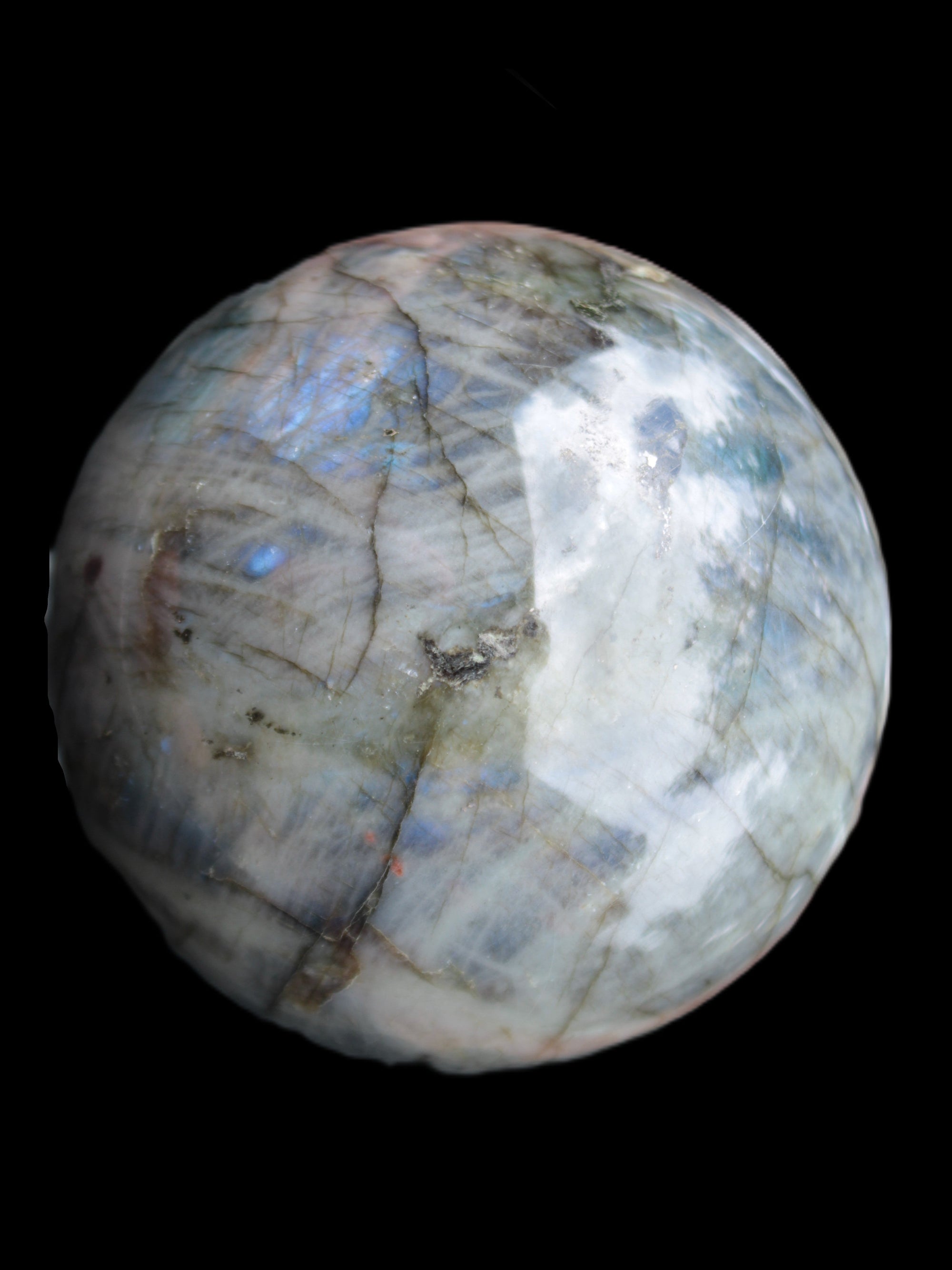 Labradorite sphere 105mm 1772g Rocks and Things Store