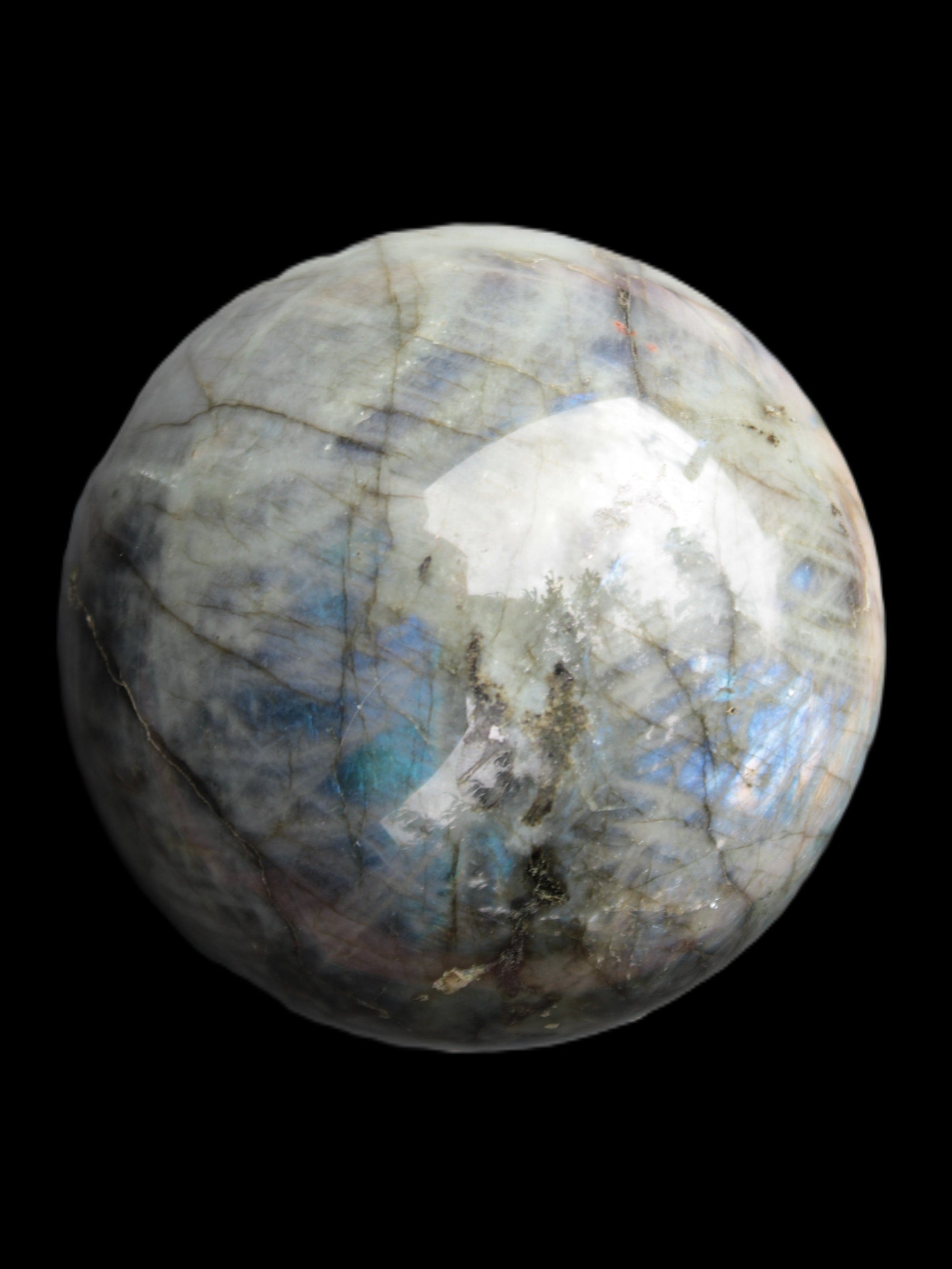 Labradorite sphere 105mm 1772g Rocks and Things Store