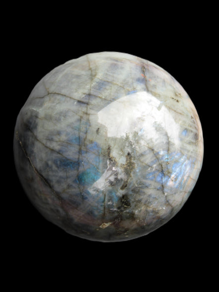 Labradorite sphere 105mm 1772g Rocks and Things Store