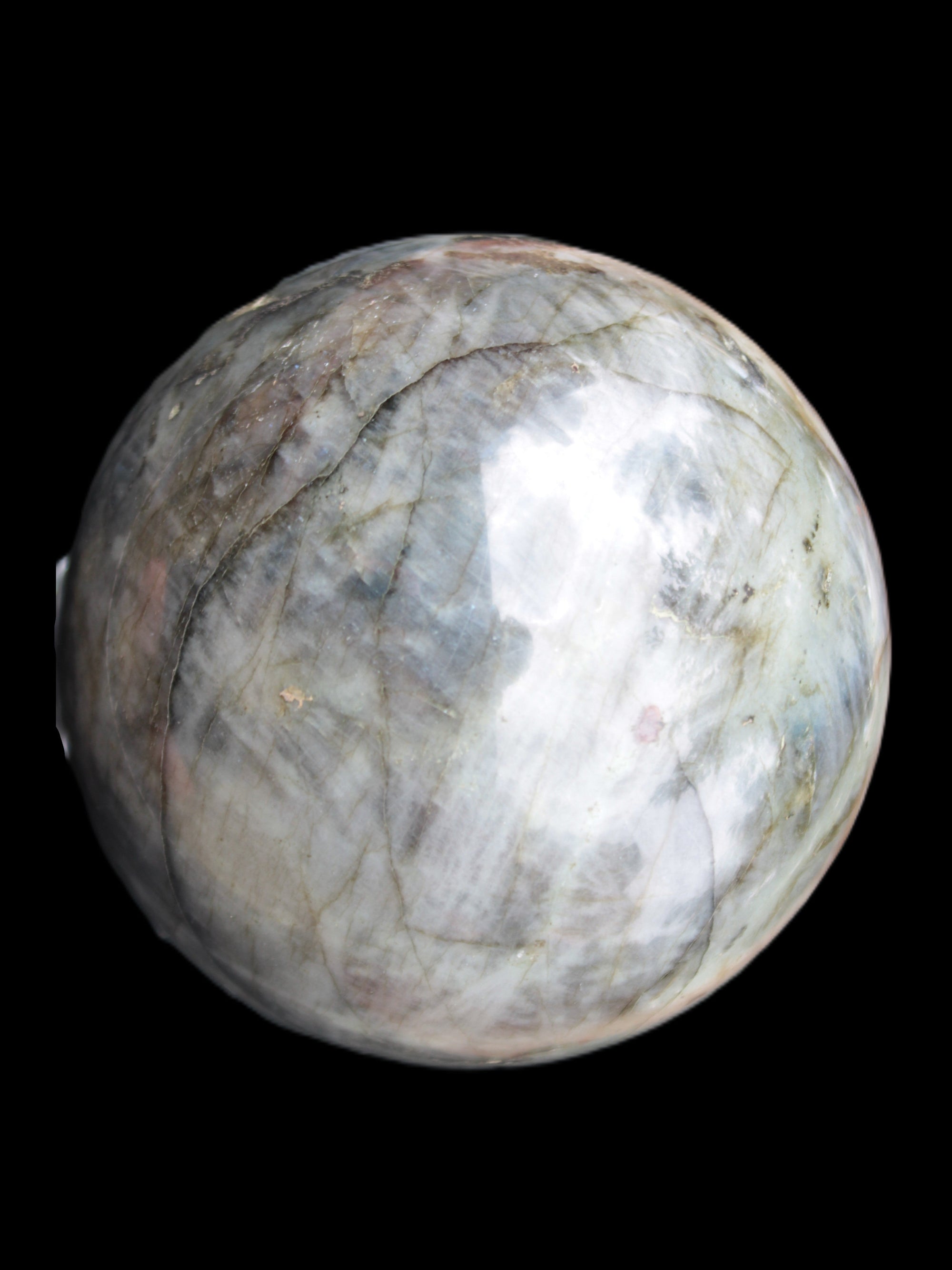 Labradorite sphere 105mm 1772g Rocks and Things Store