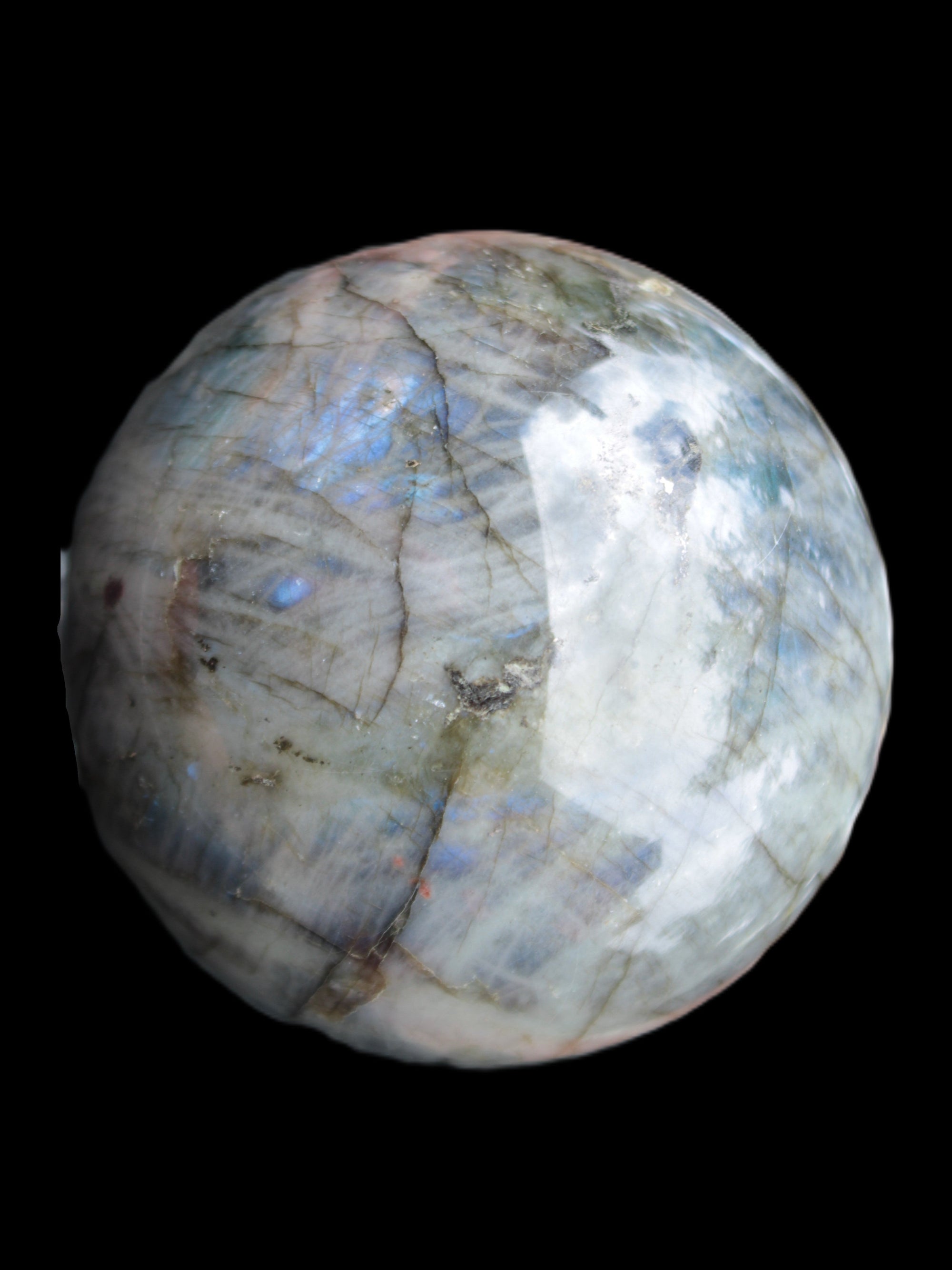 Labradorite sphere 105mm 1772g Rocks and Things Store
