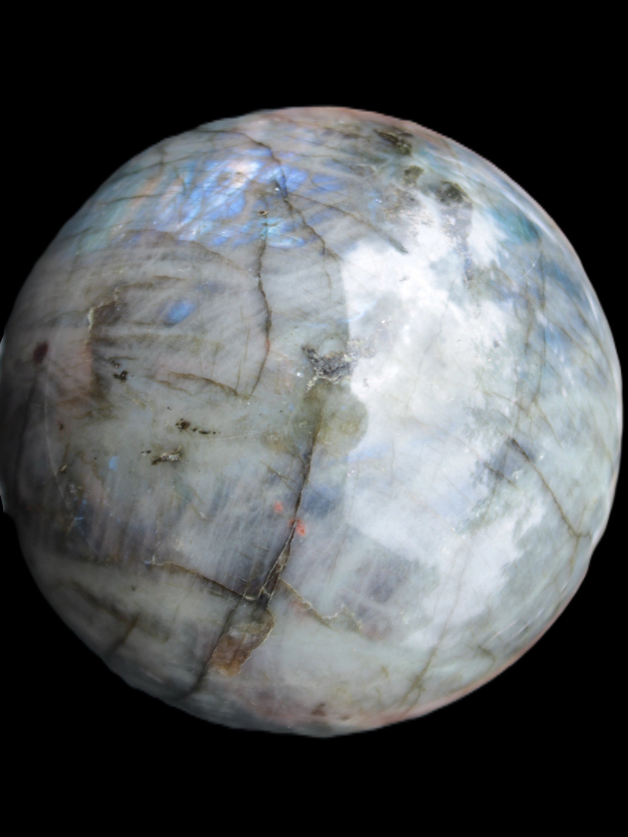 Labradorite sphere 105mm 1772g Rocks and Things Store
