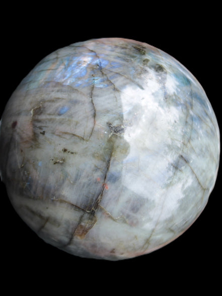 Labradorite sphere 105mm 1772g Rocks and Things Store