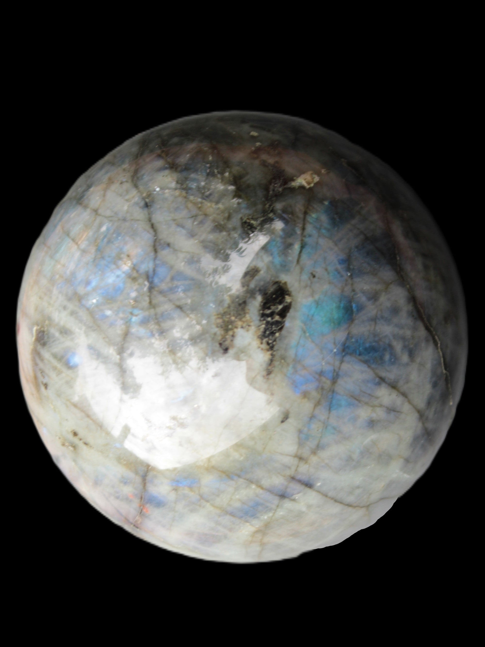 Labradorite sphere 105mm 1772g Rocks and Things Store