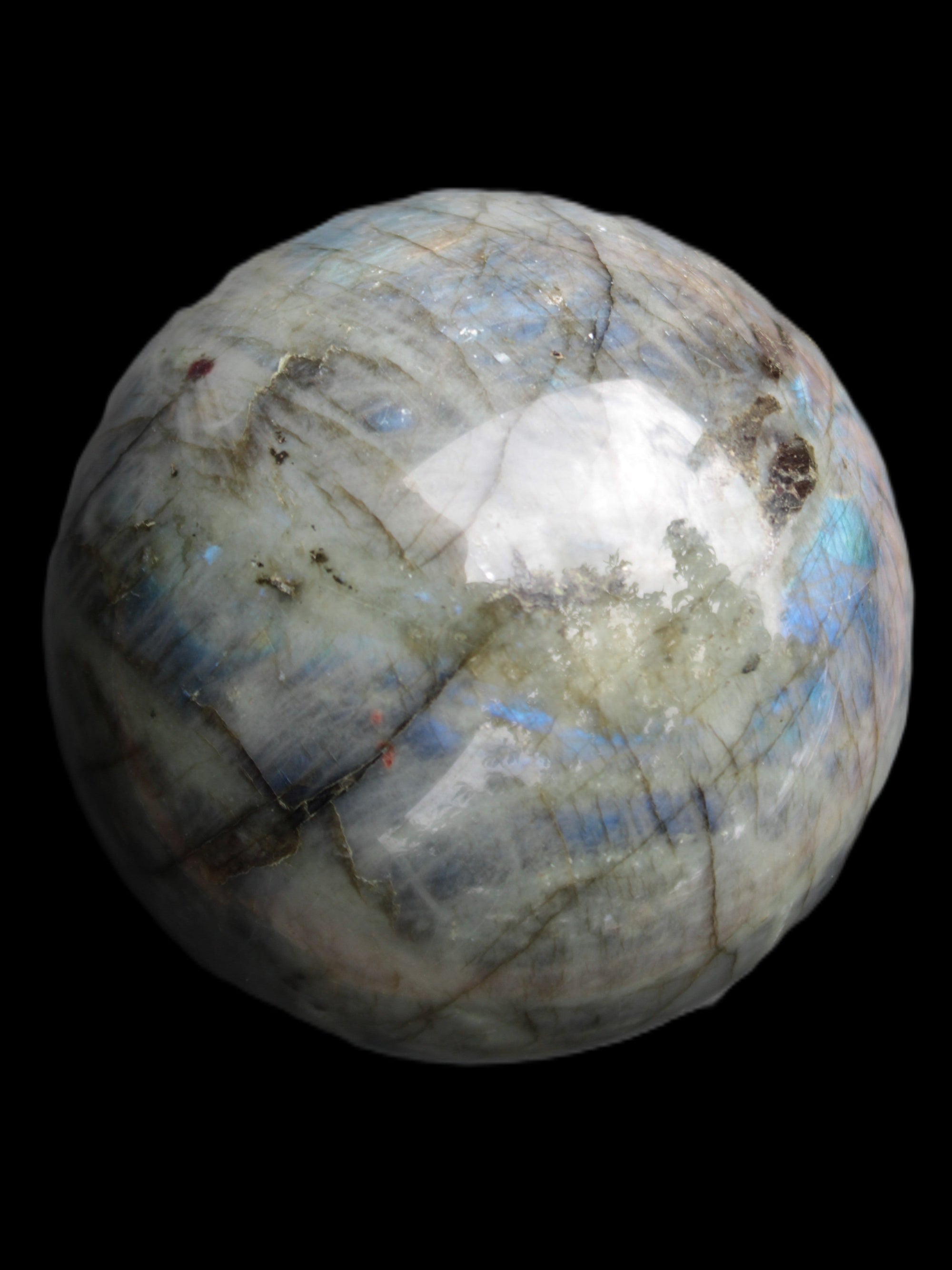 Labradorite sphere 105mm 1772g Rocks and Things Store