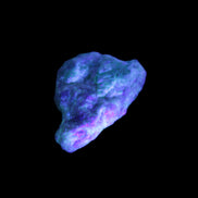 Emerald crystals on matrix from Pakistan 45.5ct 9.1g in UV light - Rocks and Things Store