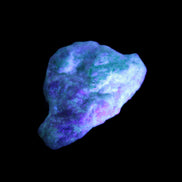 Emerald crystals on matrix from Pakistan 45.5ct 9.1g in UV light - Rocks and Things Store