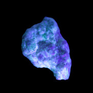 Emerald crystals on matrix from Pakistan 45.5ct 9.1g in UV light - Rocks and Things Store