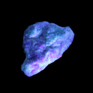 Emerald crystals on matrix from Pakistan 45.5ct 9.1g in UV light - Rocks and Things Store