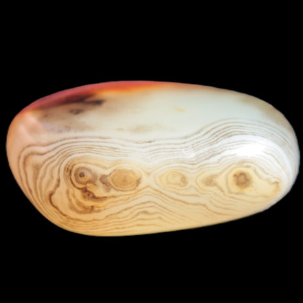 Crazy Lace Banded Agate from Madagascar 30*26mm 22.7g - Rocks and Things Store