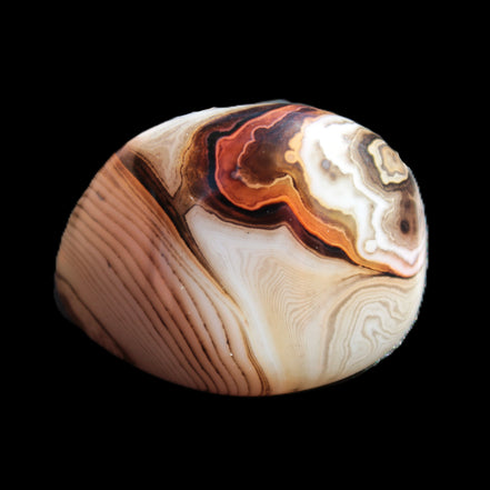 Crazy Lace Banded Agate from Madagascar 37*26mm 18.7g